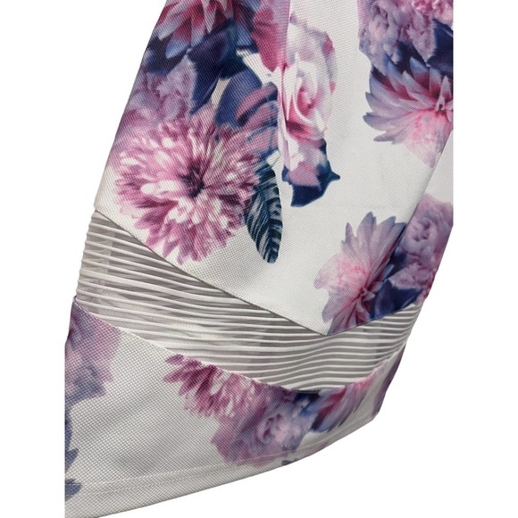 TOBI White Floral Multi Flow With Me Bodycon Mini Dress Medium NWOT - Picture 5 of 8